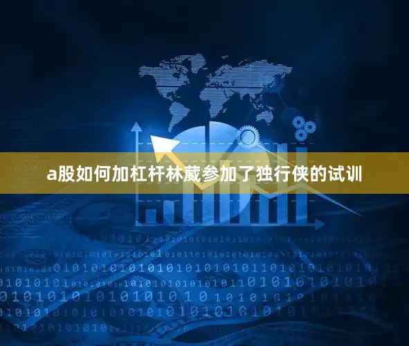 a股如何加杠杆林葳参加了独行侠的试训